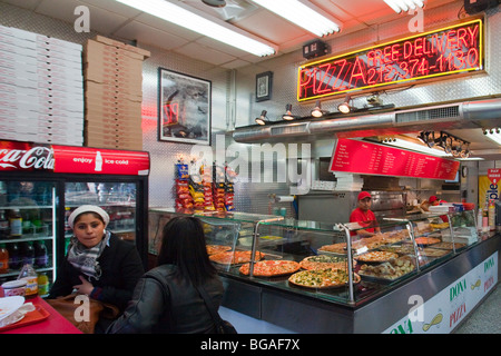 Pizzeria a Manhattan, New York City Foto Stock