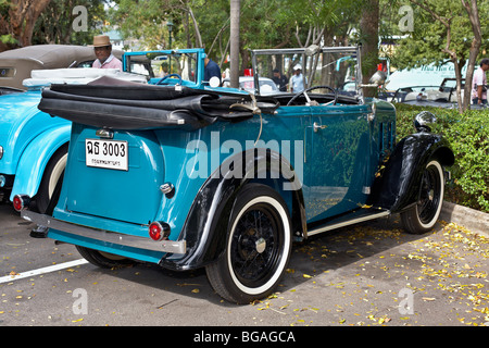 Austin 7 Swallow convertible vintage Classic British Motor Car. Thailandia SUDEST ASIATICO Foto Stock