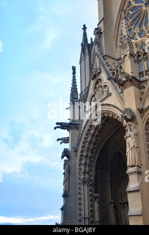 Etienne's Cathedral, Metz, Francia Foto Stock