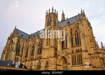 Etienne's Cathedral, Metz, Francia Foto Stock