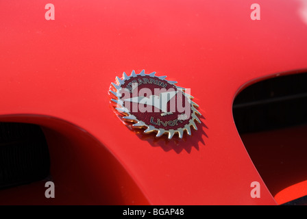 Logo del cofano su un Bizzarrini Foto Stock