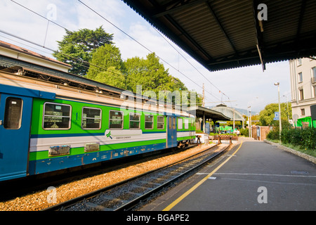 Stazione ferroviaria nord, Ferrovie Nord, Como, Italia Foto Stock