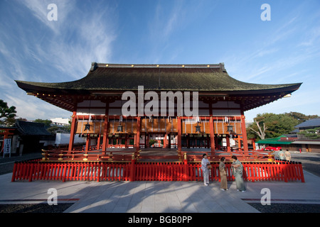 Giappone, isola di Honshu, Kyoto Fushimi Inari Shrine (Fushimi Inari Taisha) Foto Stock