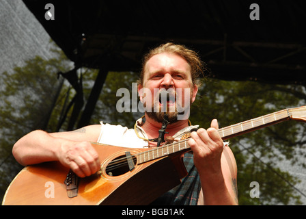 Rapalje, tradizionali olandesi folk band sul palco Foto Stock