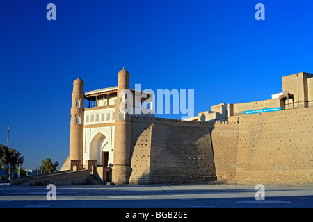 Ingresso alla fortezza Ark, Bukhara, Uzbekistan Foto Stock