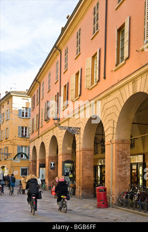 Vita quotidiana, Parma, Emilia Romagna, Italia Foto Stock