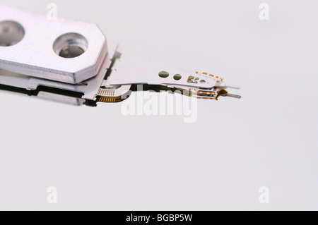 Primo piano aperto di unità disco rigido Foto Stock