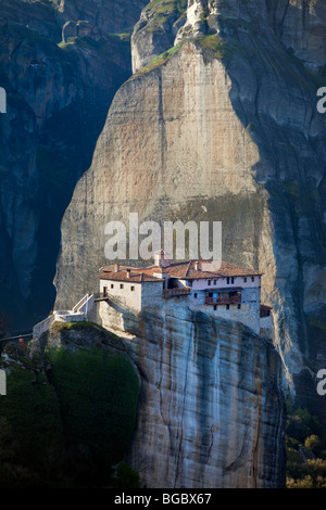 Rousannou Convento, Meteora, Grecia Foto Stock