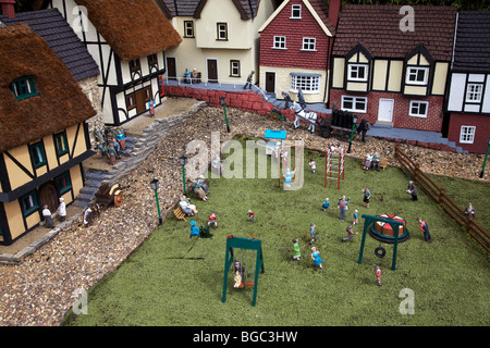 Bekonscot Model Village, Beaconsfield, Buckinghamshire, Inghilterra Foto Stock