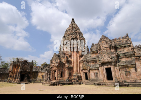 Thailandia; Isaan; Buriram provincia; Prasat Hin Khao Phnom Rung tempio Foto Stock