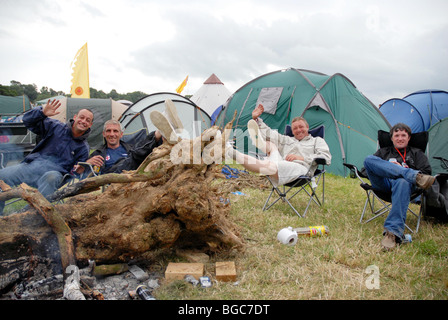 Atmosfera a Glastonbury festival 2008 Data: 27.06.2008 Foto Stock