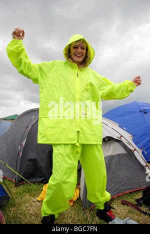 Atmosfera a Glastonbury festival 2008 Data: 27.06.2008 Foto Stock