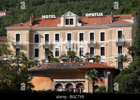 L'Hotel Opatija, Opatija, Istria, Croazia, Europa Foto Stock