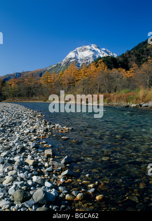 Azusa River, Matsumoto, Nagano, Giappone Foto Stock