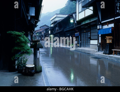 Narai Juku, Shiojiri, Nagano, Giappone Foto Stock