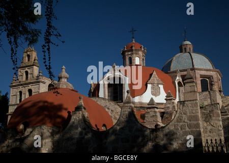 Il Templo del Carmen e Convento del Carmen una struttura delle chiese in Morelia, stato di Michoacan Messico Foto Stock