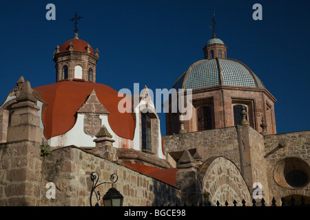 Il Templo del Carmen e Convento del Carmen una struttura delle chiese in Morelia, stato di Michoacan Messico Foto Stock