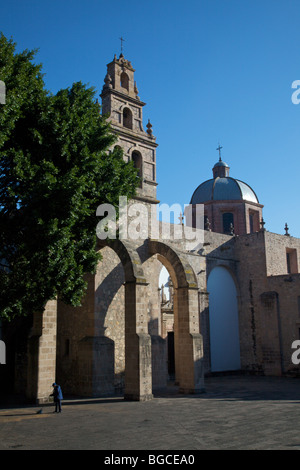 Il Templo del Carmen e Convento del Carmen una struttura delle chiese in Morelia, stato di Michoacan Messico Foto Stock