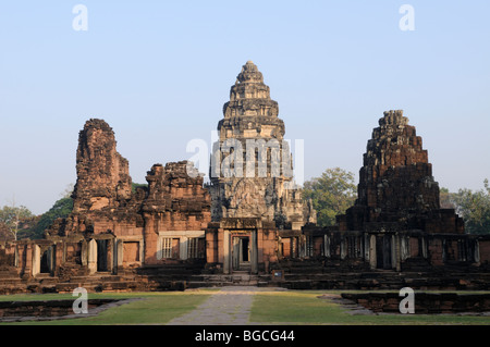 Thailandia; Isaan; Nakhon Ratchasima provincia; Phimai; Prasat tempio di Phimai Foto Stock