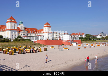 Spa hotel a Binz, Ruegen Isola, Meclemburgo-Pomerania Occidentale, Germania Foto Stock