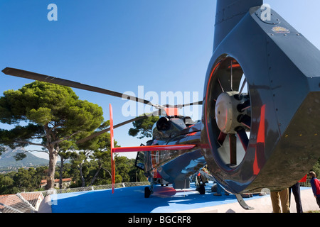 Esposizione di soccorso alla centrale operativa CROSSMED Foto Stock