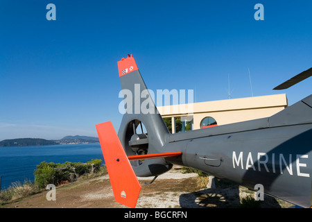 Esposizione di soccorso alla centrale operativa CROSSMED Foto Stock