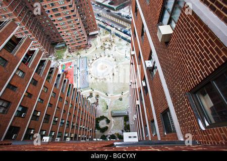 Alloggiamento pubblico complesso sul Lower East Side di Manhattan, New York City Foto Stock