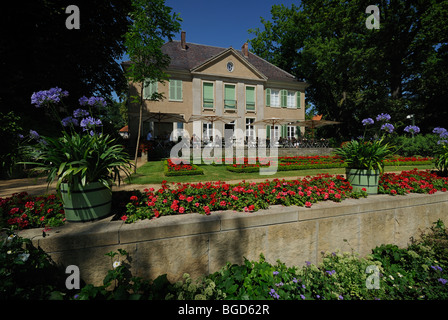 Villa Liebermann e giardino. Mansion di ebreo famoso pittore impressionista Max Liebermann. Wannsee. Berlino Germania Foto Stock