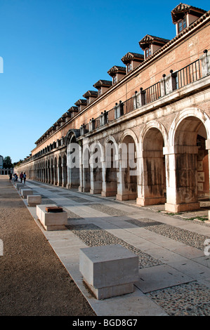 Palazzo Reale di Aranjuez in Spagna a Madrid. UNESCO - Sito Patrimonio dell'umanità. Foto Stock