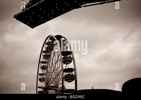 Scena dalla metà del Calgary Stampede a Calgary, Alberta, Canada Foto Stock