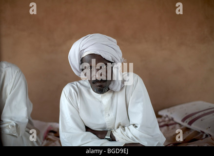 Maestro nella Shemkya villaggio vicino quarto fiume Nilo e regione di cataratta, la Nubia, Sudan, Africa Foto Stock