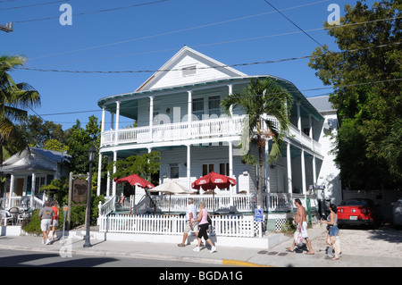 Case a Duval Street, Key West, Florida Keys USA Foto Stock