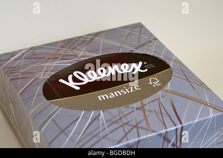 Kleenex uomodimensione casella di tessuti Foto Stock