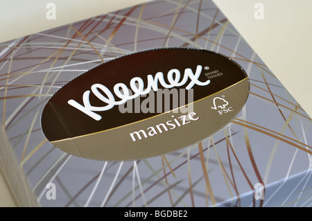 Kleenex uomodimensione casella di tessuti Foto Stock