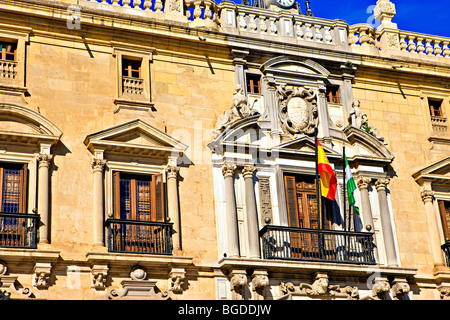 La Cancelleria Reale (Real Chancilleria), XVI secolo, quartiere Albayzin - un sito Patrimonio Mondiale dell'UNESCO, la città di Granada, Provinc Foto Stock