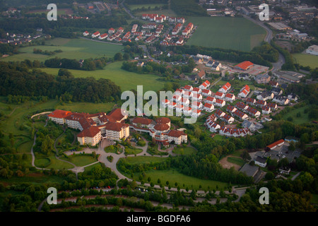 Foto aerea, Rehaklinik Hattingen centro di riabilitazione, Oberholthausen, Witten, Ruhrgebiet area, Renania settentrionale-Vestfalia, germe Foto Stock