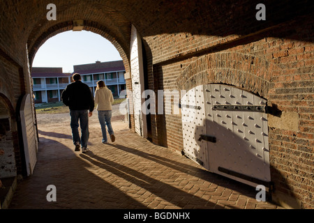 Entrata alla sfilata motivi a Fort McHenry, Baltimore, Maryland Foto Stock