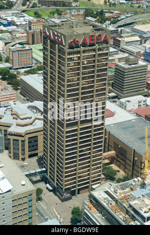 Facile vista dalla sommità del Carlton Centro, Johannesburg, Sud Africa, del centro di Johannesburg Foto Stock