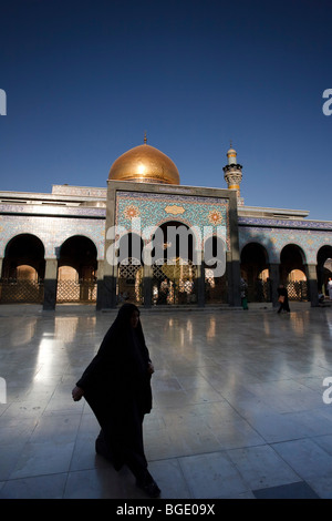 In Siria, a Damasco, Sayyida Zeinab moschea Foto Stock