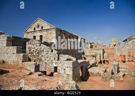 Siria, Al-Zawiya regione di montagna, La città morta, Serjilla (Sergilla) Foto Stock