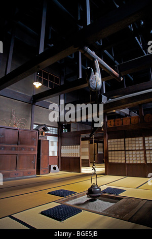 Kusakabe Mingei-kan Casa del patrimonio, città di Takayama, Prefettura di Gifu, Giappone Foto Stock