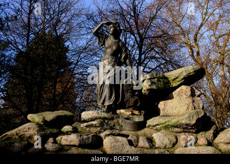 La fontana di Matilde si trova a Gloucester Gate, Regents Park, London NW1. Foto Stock