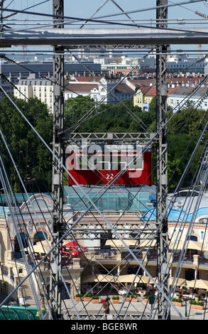 Il Wiener Riesenrad (Viennese di Ferris Wheel) eretto nel 1897. Foto Stock