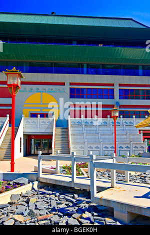 Winnipeg Culturale Cinese & Community Center / Dynasty edificio nel centro di Chinatown, città di Winnipeg, Manitoba, Canada. Foto Stock