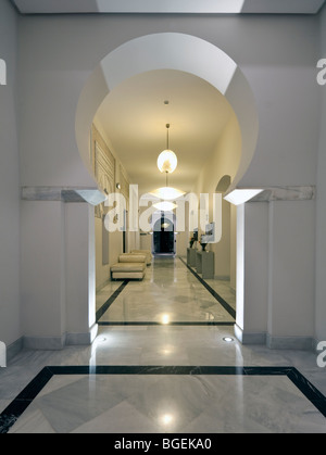 Corridoio, Hospes Palace del Bailío, Cordoba, Andalusia, Spagna Foto Stock