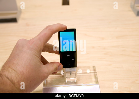 Apple Retail Store, Upper West Side di Manhattan, New York City Foto Stock