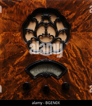 Vecchia radio ricevitore in un museo in Norvegia Foto Stock