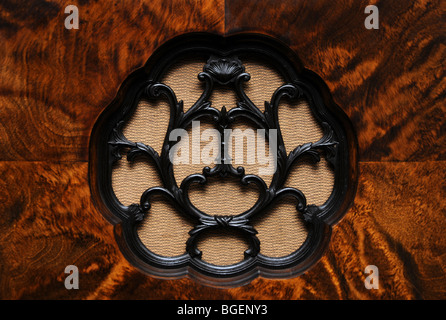 Vecchia radio ricevitore in un museo in Norvegia Foto Stock