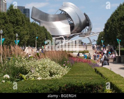 Elk 1009 Illinois Chicago il Millennium Park Jay Pritsker Pavilion Foto Stock