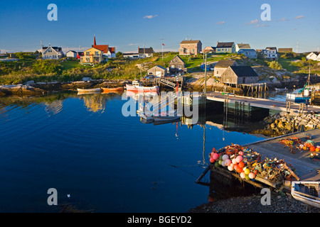 Città di Peggy's Cove, St Margarets Bay, Lighthouse Route, Highway 333, Nova Scotia, Canada. Foto Stock